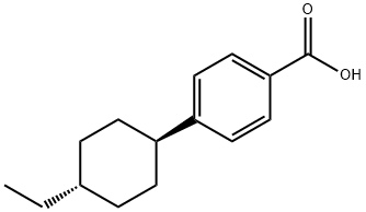 4-(trans-4-Ethylcyclohexyl)benzoic acid Structure