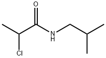 2-氯-N-(2-甲基丙基)丙酰胺 结构式