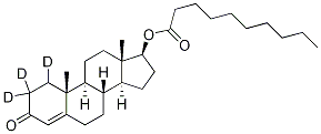 Testosterone-d3 Decanoate, 876054-57-8, 结构式