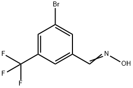 3-溴-5-三氟甲基苯甲醛肟, 876132-77-3, 结构式