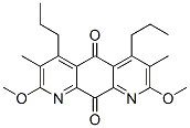 2,8-Dimethoxy-3,7-dimethyl-4,6-dipropylpyrido[3,2-g]quinoline-5,10-dione 结构式