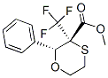 (2R,3S)-METHYL 2-PHENYL-3-(TRIFLUOROMETHYL)-1,4-OXATHIANE-3-CARBOXYLATE Structure