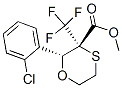 (2R,3S)-METHYL 2-(2-CHLOROPHENYL)-3-(TRIFLUOROMETHYL)-1,4-OXATHIANE-3-CARBOXYLATE,876156-55-7,结构式