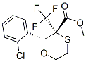 (2R,3S)-METHYL 2-(2-CHLOROPHENYL)-3-(TRIFLUOROMETHYL)-1,4-OXATHIANE-3-CARBOXYLATE Structure