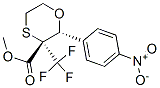 (2R,3S)-METHYL 2-(4-NITROPHENYL)-3-(TRIFLUOROMETHYL)-1,4-OXATHIANE-3-CARBOXYLATE,876156-58-0,结构式