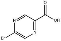 5-BROMO-2-PYRAZINECARBOXYLIC ACID Struktur