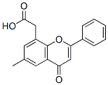 6-methylflavone-8-acetic acid Structure