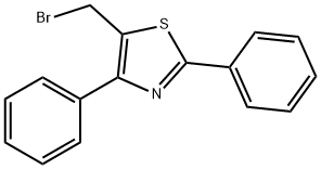 5-溴甲基-2,4-二苯基-1,3-噻唑, 876316-44-8, 结构式