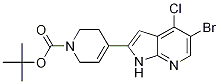 1(2H)-Pyridinecarboxylic acid, 4-(5-broMo-4-chloro-1H-pyrrolo[2,3-b]pyridin-2-yl)-3,6-dihydro-, 1,1-diMethylethyl ester|