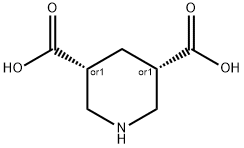 Cis-3,5-Piperidinedicarboxylic acid Structure