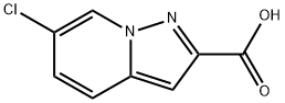 6-chloroH-pyrazolo[1,5-a]pyridine-2-carboxylic acid Structure
