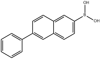 2-苯基-6-萘硼酸 结构式