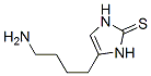 2H-Imidazole-2-thione,  4-(4-aminobutyl)-1,3-dihydro- 化学構造式