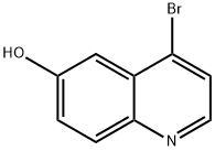 4-溴-6-喹啉醇 结构式