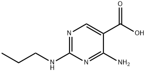 5-Pyrimidinecarboxylic acid, 4-amino-2-(propylamino)- (9CI),876516-52-8,结构式