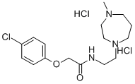 2-(4-Chlorophenoxy)-N-(2-(hexahydro-4-methyl-1H-1,4-diazepin-1-yl)ethy l)acetamide 2HCl Structure