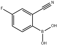 2-Cyano-4-fluorobenzeneboronic acid pinacol ester Struktur