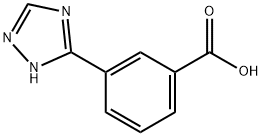 3-(1H-1,2,4-三唑-5-基)苯甲酸 0.75H2O, 876715-37-6, 结构式