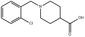 1-(2-CHLORO-BENZYL)-PIPERIDINE-4-CARBOXYLIC ACID HYDROCHLORIDE Structure