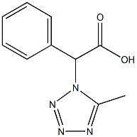 (5-甲基-四唑-1-基)-苯基-乙酸,876716-32-4,结构式