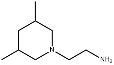 2-(3,5-ジメチルピペリジン-1-イル)エタンアミン 化学構造式