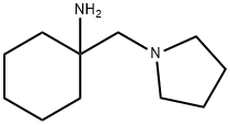 1-PYRROLIDIN-1-YLMETHYL-CYCLOHEXYLAMINE Structure