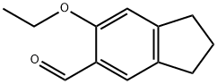 6-エトキシ-5-インダンカルブアルデヒド 化学構造式