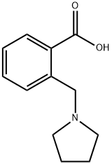 2-吡咯烷-1-基甲基苯甲酸,876717-98-5,结构式