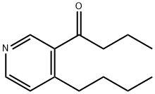 1-Butanone, 1-(4-butyl-3-pyridinyl)- Structure