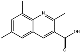2,6,8-TRIMETHYL-QUINOLINE-3-CARBOXYLIC ACID Struktur