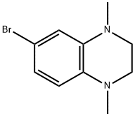 6-BROMO-1,4-DIMETHYL-1,2,3,4-TETRAHYDROQUINOXALINE 结构式
