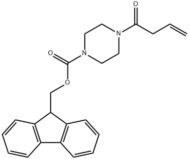 9H-FLUOREN-9-YLMETHYL 4-(3-BUTENOYL)TETRAHYDRO-1(2H)-PYRAZINECARBOXYLATE price.