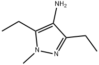 1H-Pyrazol-4-amine,  3,5-diethyl-1-methyl- Structure