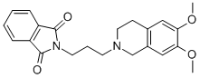 2-[3-(3,4-DIHYDRO-6,7-DIMETHOXY-2(1H)-ISOQUINOLINYL)PROPYL]-1H-ISOINDOLE-1,3(2H)-DIONE,876751-49-4,结构式