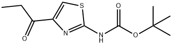 876755-19-0 Carbamic  acid,  [4-(1-oxopropyl)-2-thiazolyl]-,  1,1-dimethylethyl  ester  (9CI)