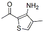 Ethanone, 1-(3-amino-4-methyl-2-thienyl)- (9CI) Structure