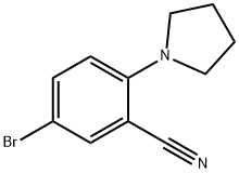 5-溴-2-环戊胺基苯氰,876918-66-0,结构式
