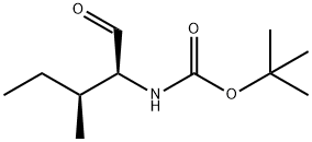 TERT-BUTYL [(1S,3S)-1-FORMYL-3-METHYLPENTYL]CARBAMATE Structure