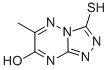 3-MERCAPTO-6-METHYL-[1,2,4]TRIAZOLO[4,3-B][1,2,4]TRIAZIN-7-OL Structure