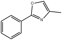 4-甲基-2-苯基恶唑, 877-39-4, 结构式