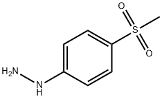 [4-(Methylsulfonyl)phenyl]hydrazine hydrochloride Struktur