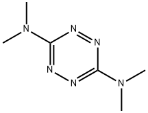 3,6-ジ(ジメチルアミノ)-s-テトラジン 化学構造式