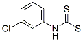 3-Chlorophenylcarbamodithioic acid methyl ester Struktur