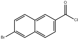 6-ブロモ-2-ナフトイル=クロリド 化学構造式