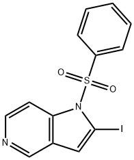 2-Iodo-1-(phenylsulfonyl)-1H-pyrrolo[3,2-c]pyridine|1-(苯磺酰)-2-碘-1H-吡咯并[3,2-C]吡啶