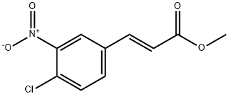 (E)-Methyl 3-(4-chloro-3-nitrophenyl)acrylate Structure