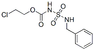 2-chloroethyl N-(benzylsulfamoyl)carbamate 化学構造式