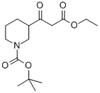 3-(2-ETHOXYCARBONYL-ACETYL)-PIPERIDINE-1-CARBOXYLIC ACID TERT-BUTYL ESTER price.