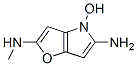 4H-Furo[3,2-b]pyrrole-2,5-diamine,  4-hydroxy-N2-methyl-,877396-13-9,结构式