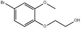 2-(4-BROMO-2-METHOXYPHENOXY)ETHANOL Struktur